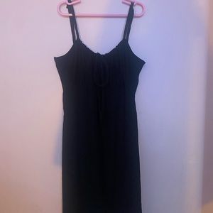 Black Embroidered Dress